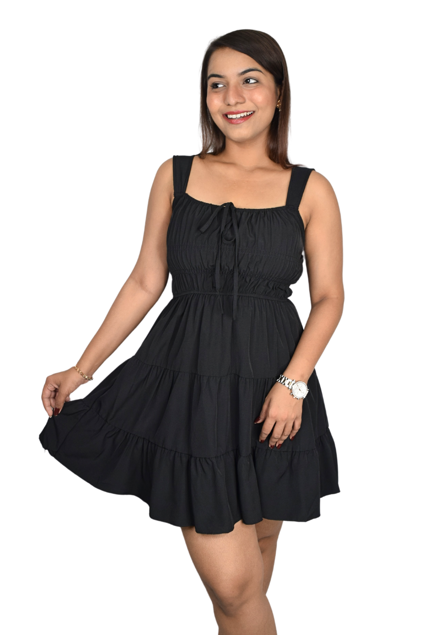 Spaghetti Tiered Dress