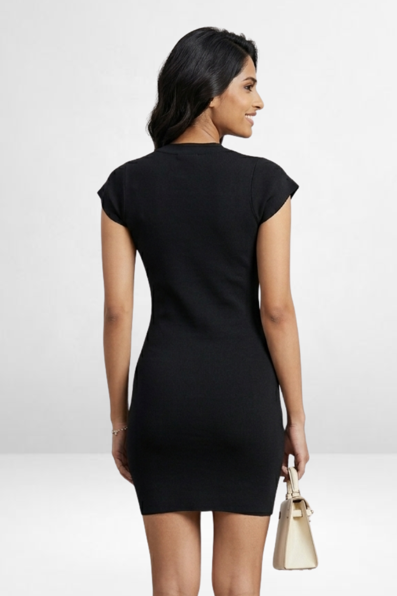 Trim Bodycon Mini Dress