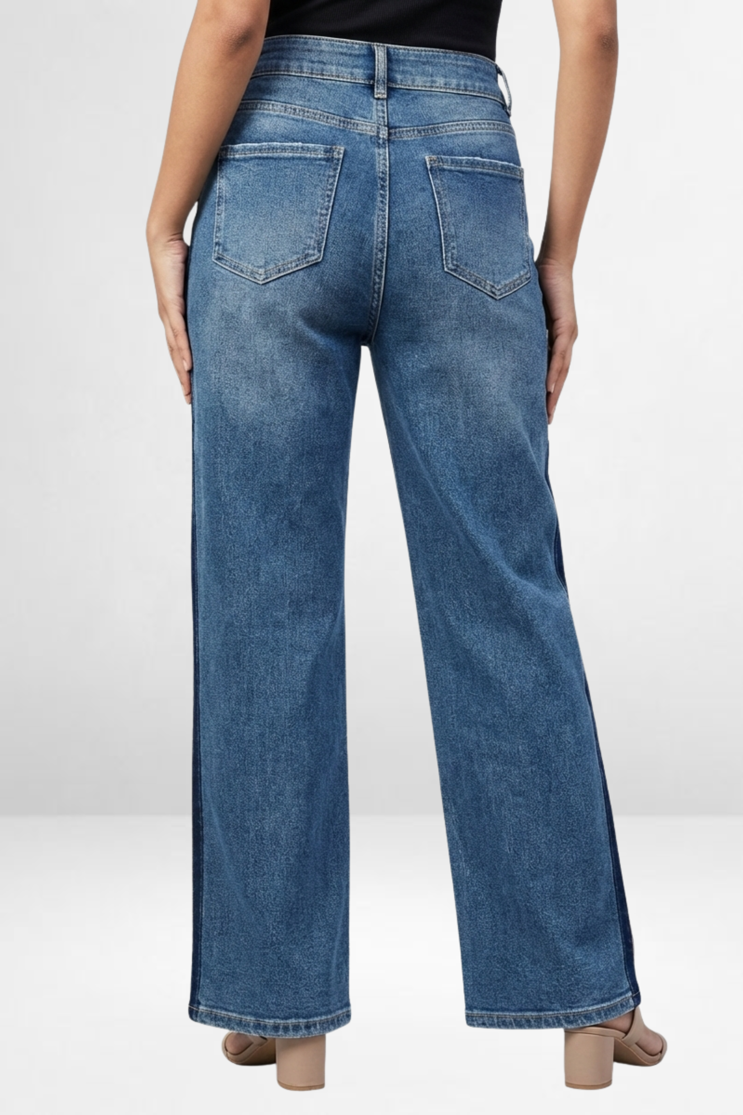 Beaded Side Denim