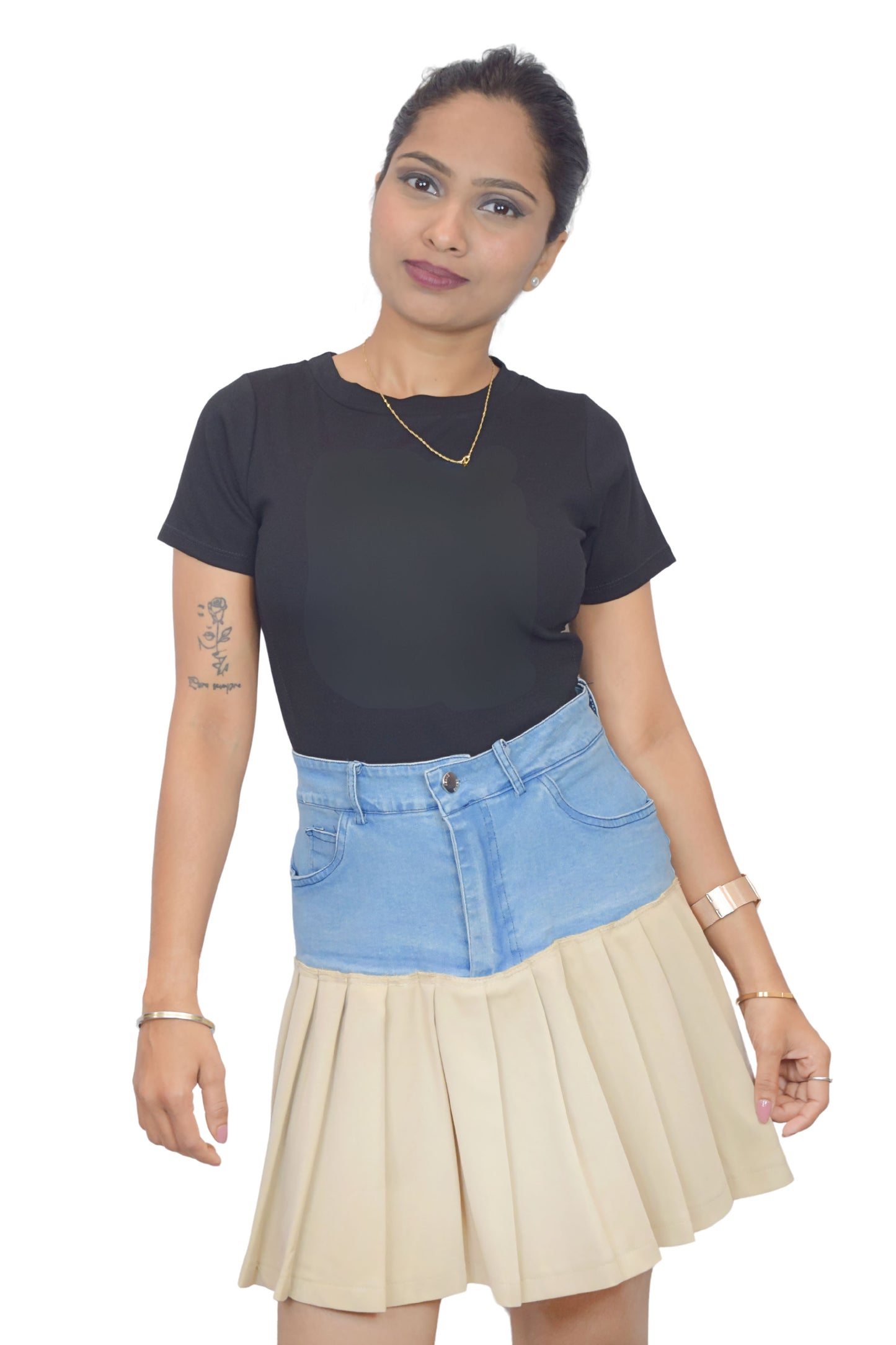 Denim Tennis Skirt
