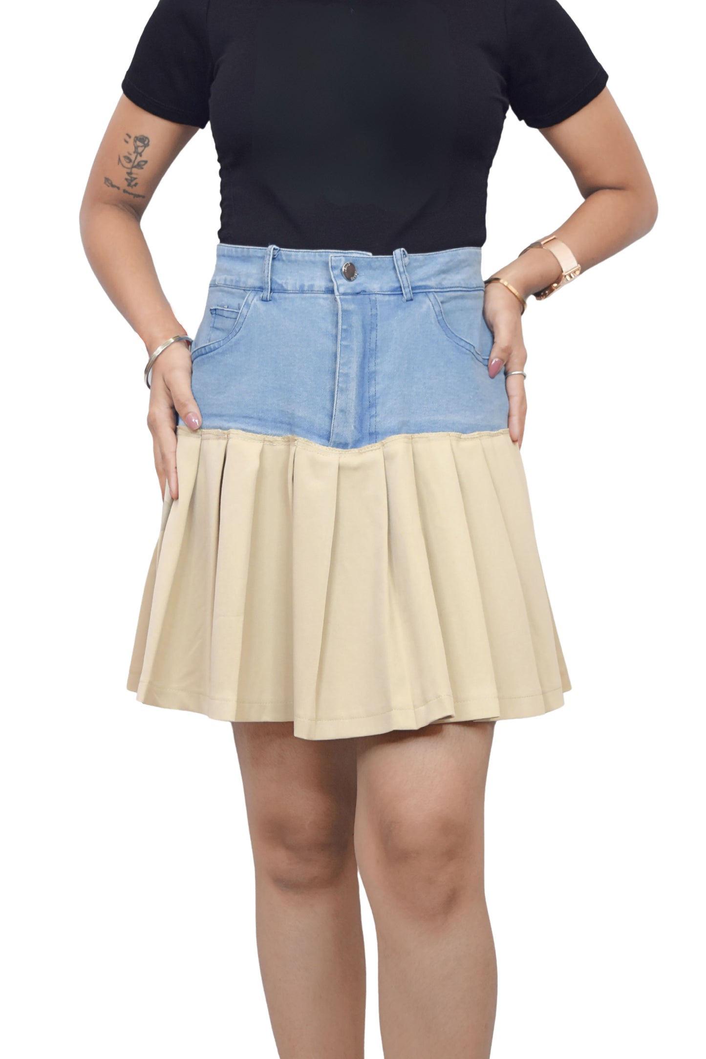 Denim Tennis Skirt