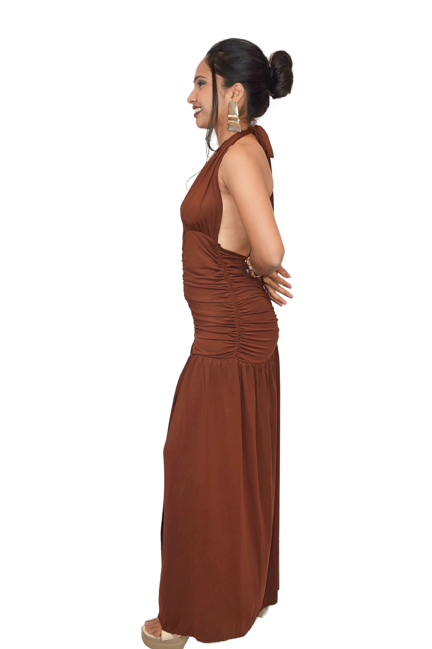 Elegant Ruched Halter