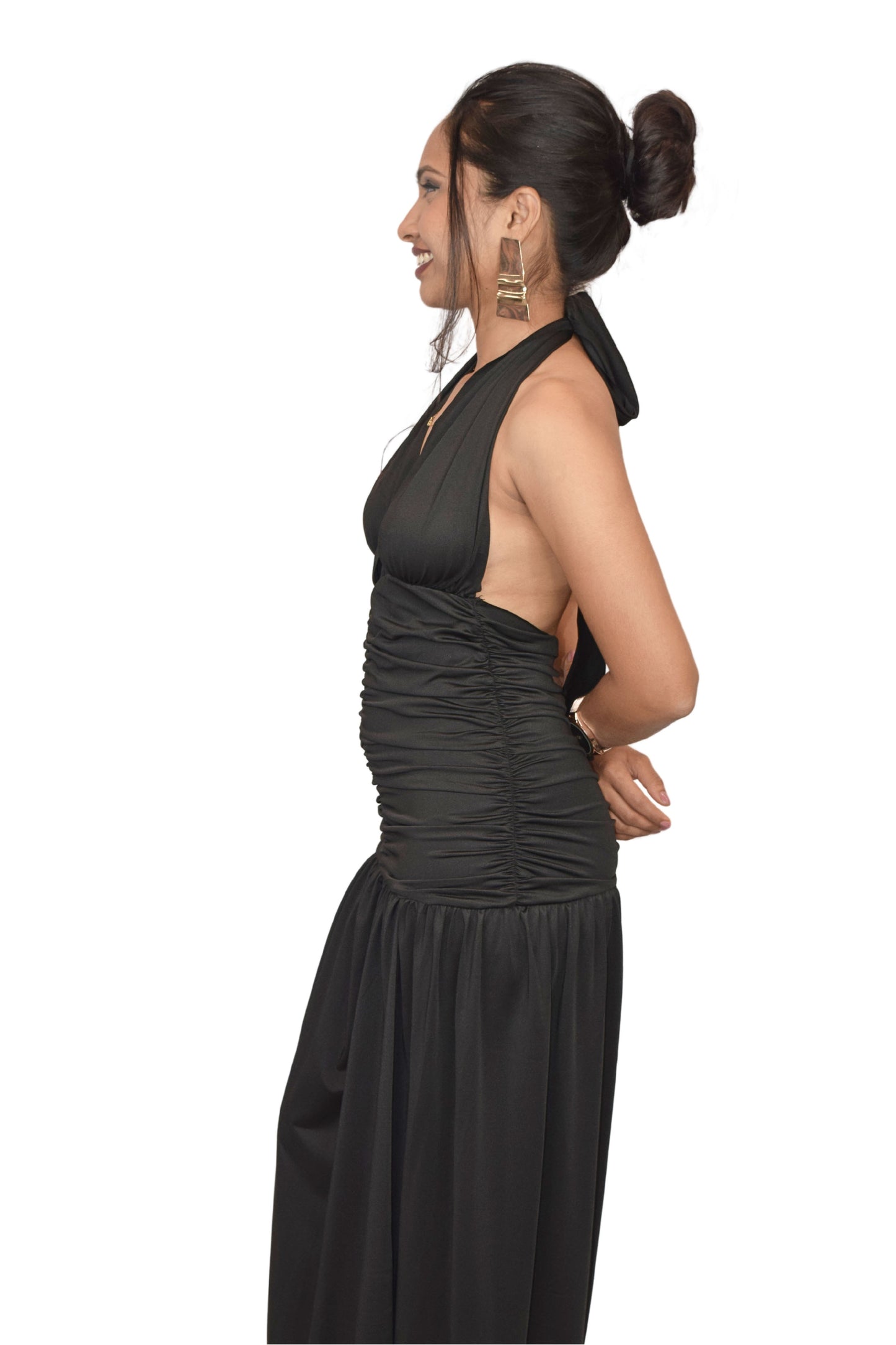 Elegant Ruched Halter