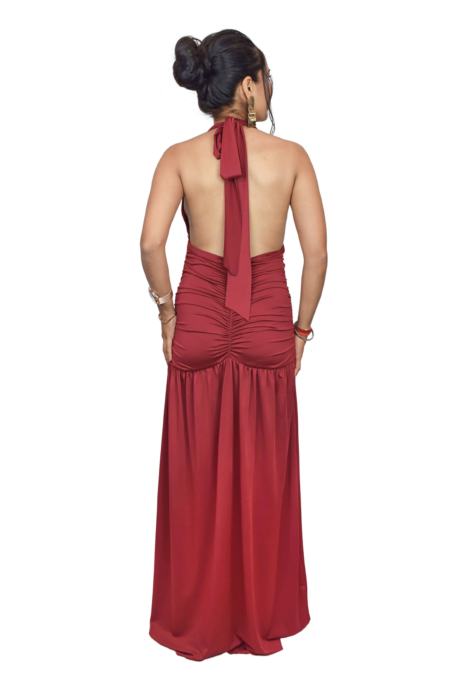 Elegant Ruched Halter