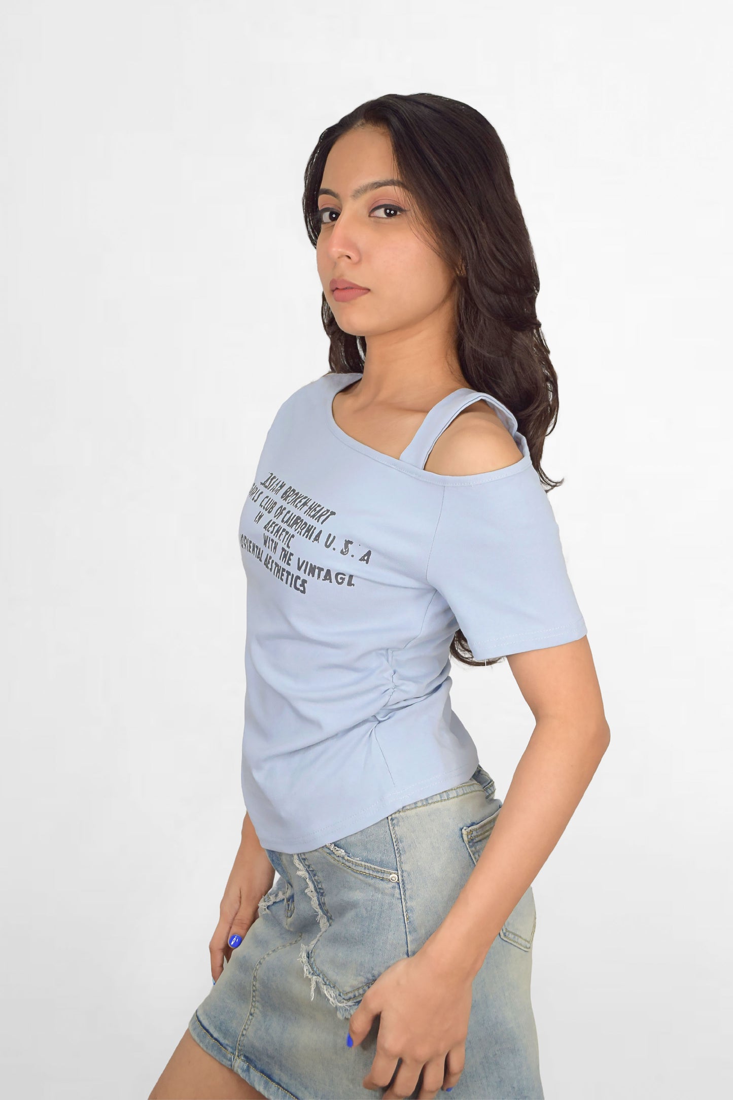 Bold Off-Shoulder Tee