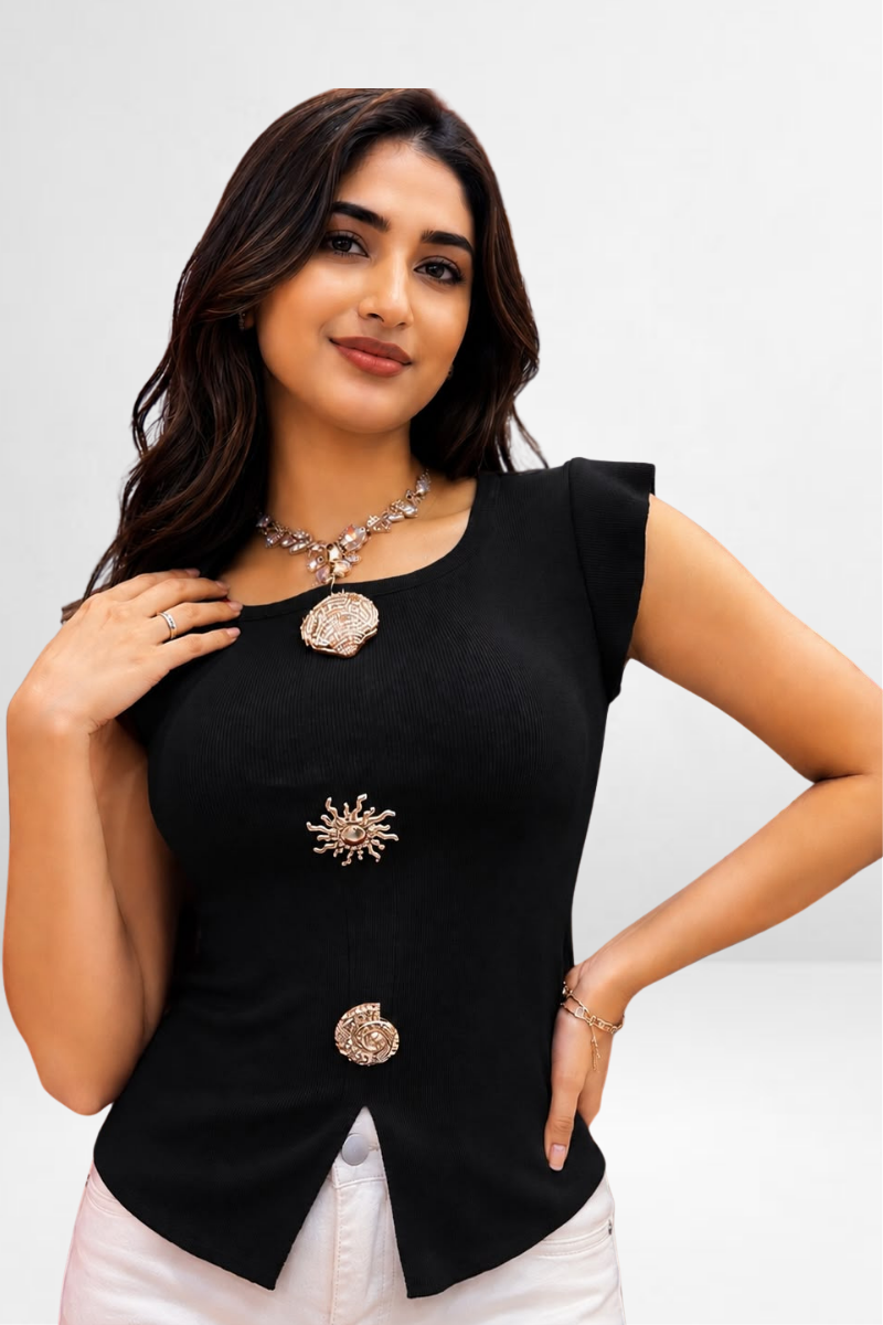 Marine Muse Top