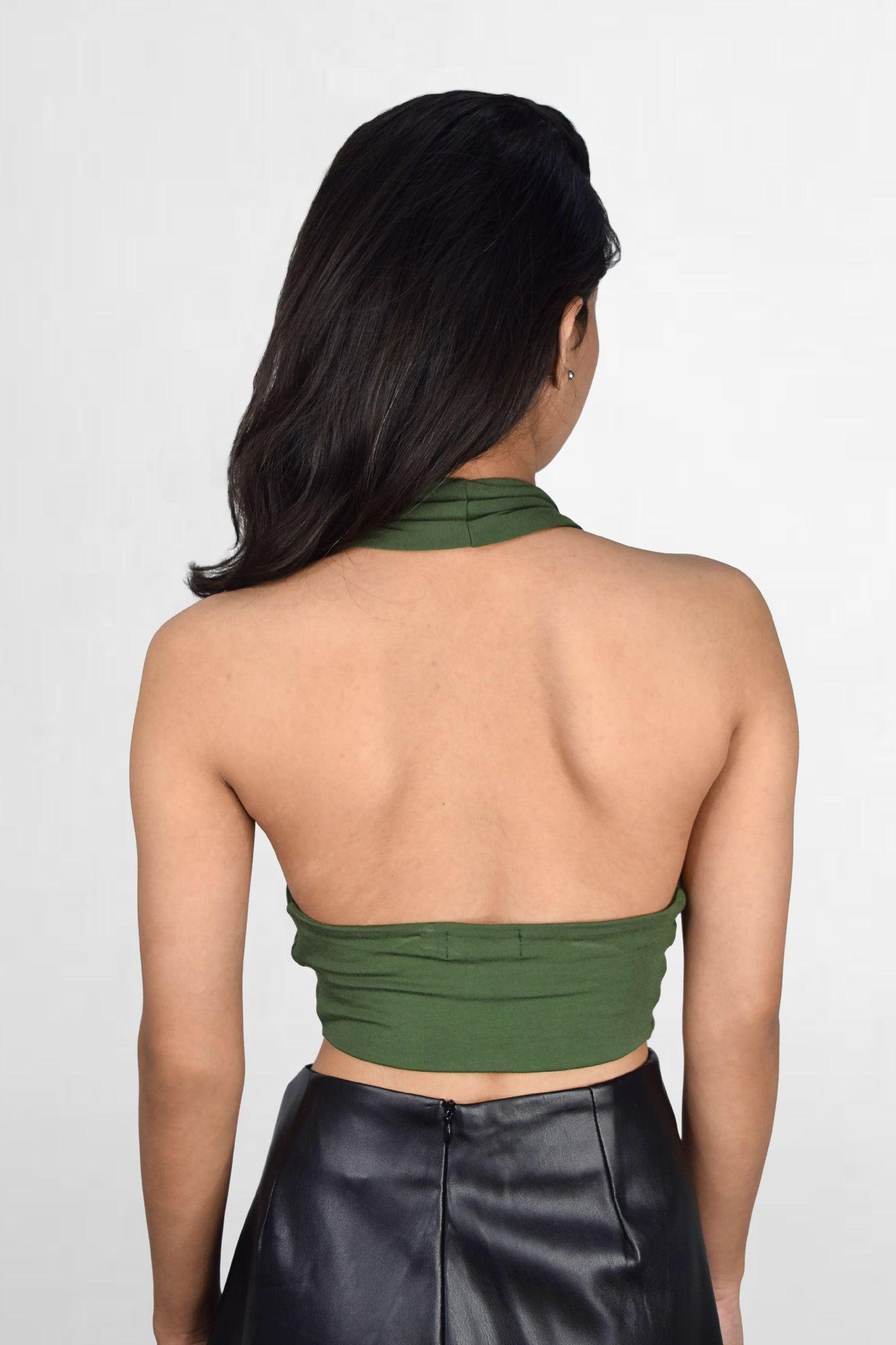 Halter Plunge Top