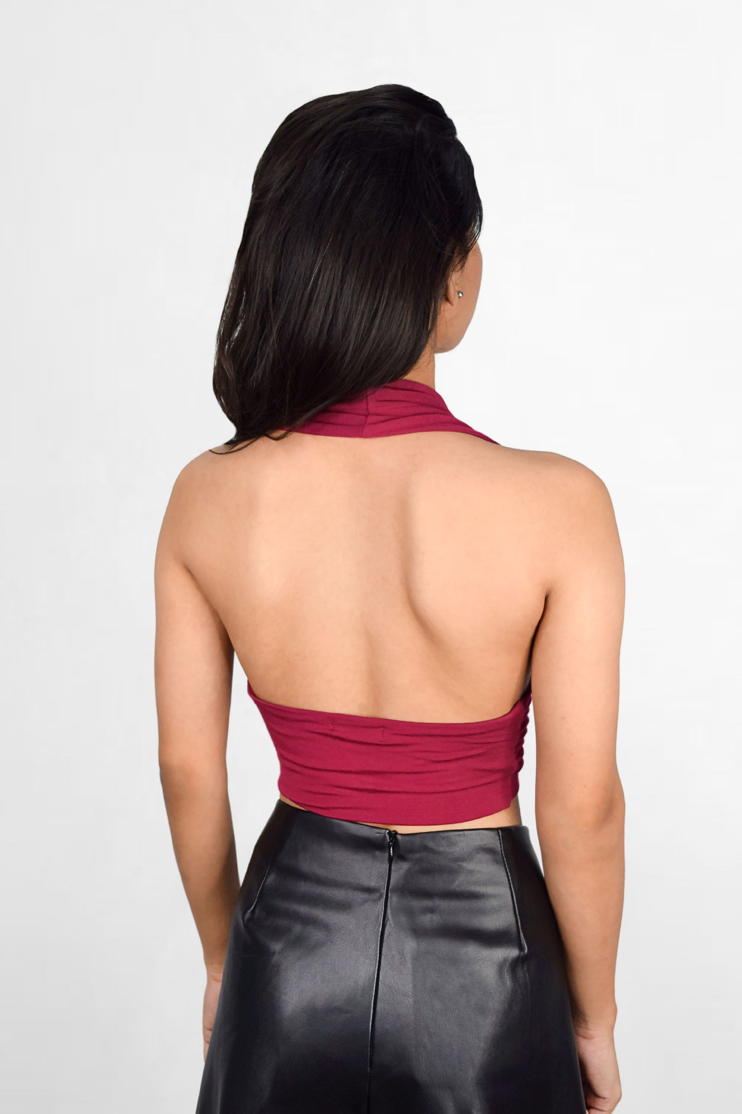 Halter Plunge Top