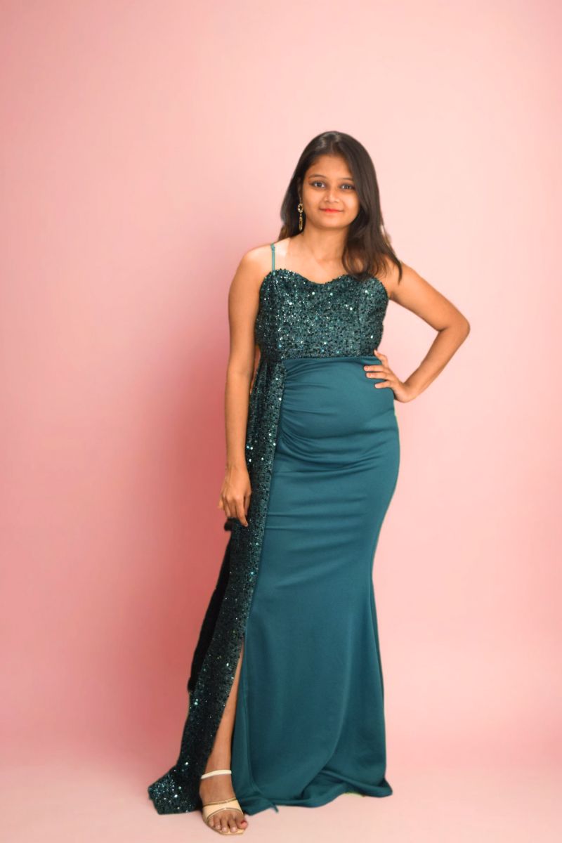 Midnight Glam Sequin Gown