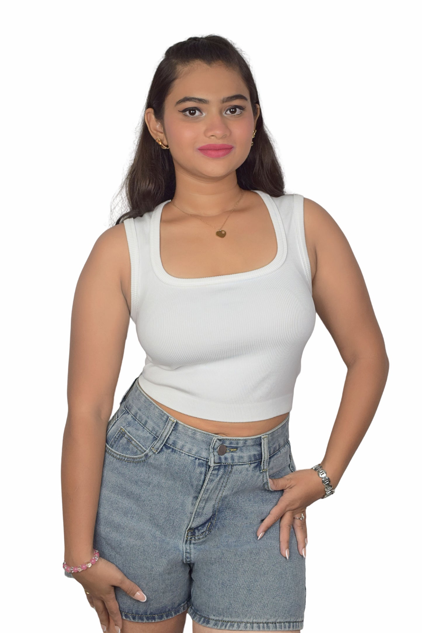 Ribbed Crop Tank