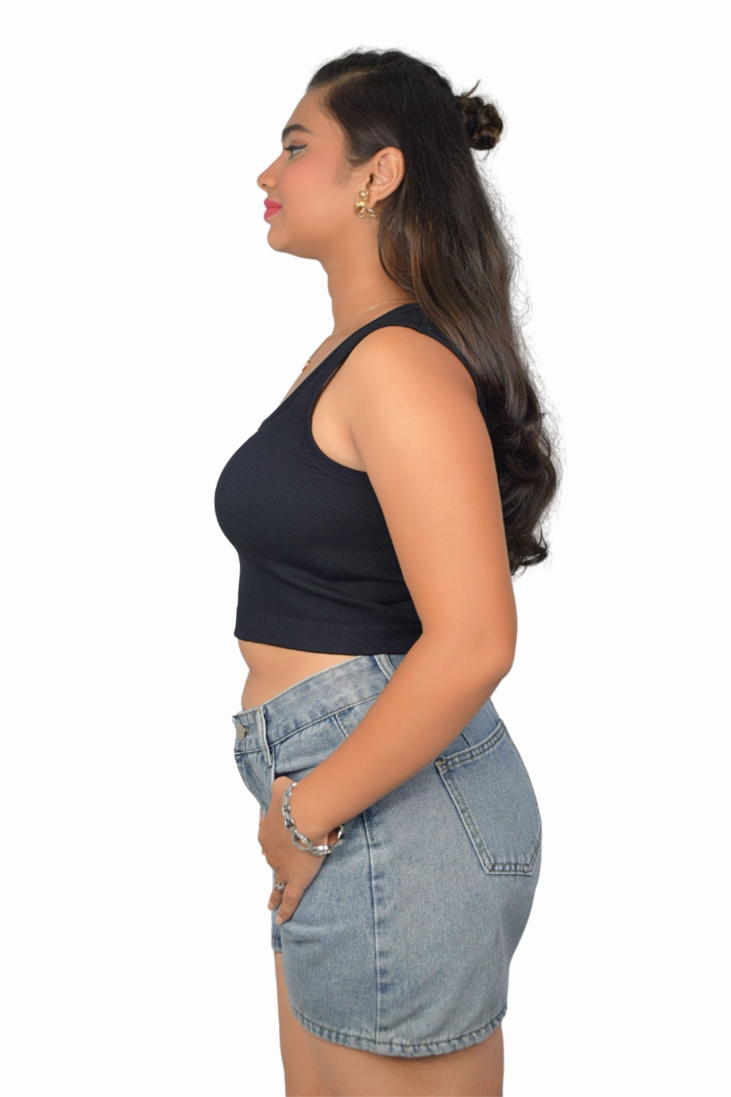 Ribbed Crop Tank