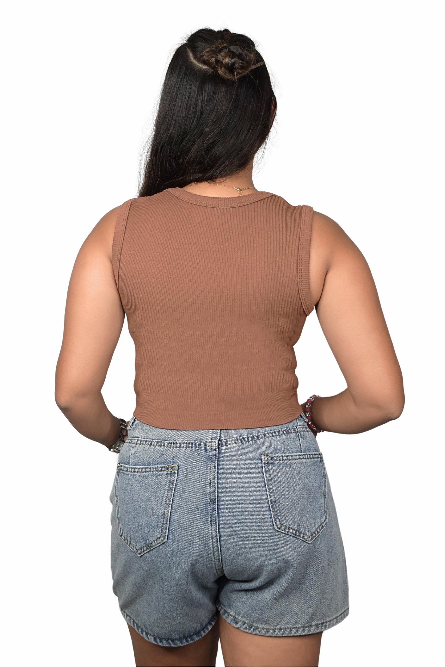 Ribbed Crop Tank