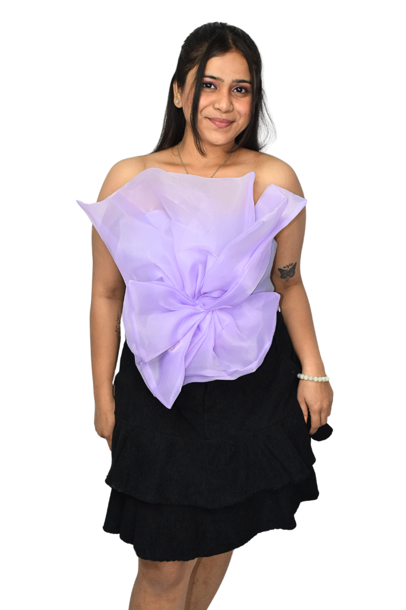 Organze Tube Top