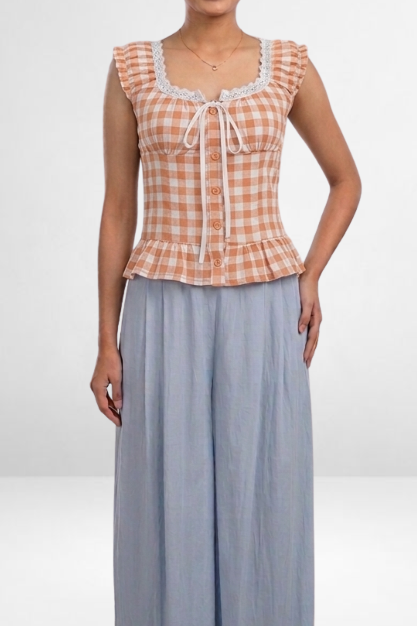 Gingham Bow Tie