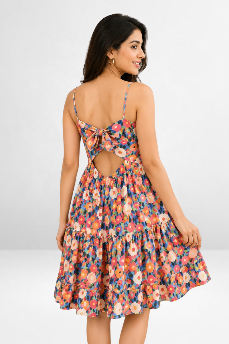 Floral Fit & Flare Mini Dress