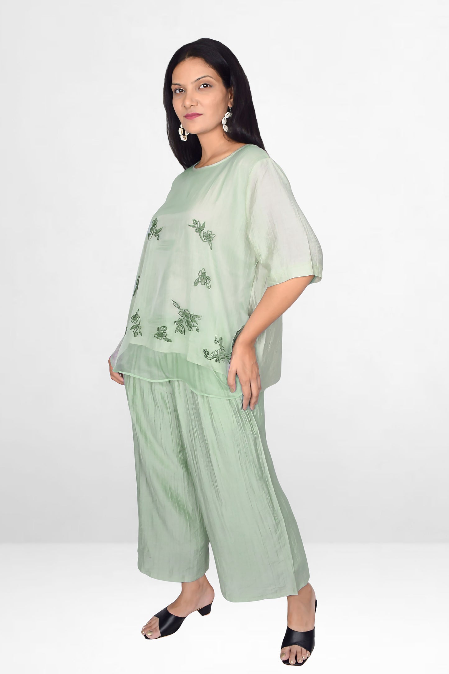 Embroidered Luxe Co-ord Set