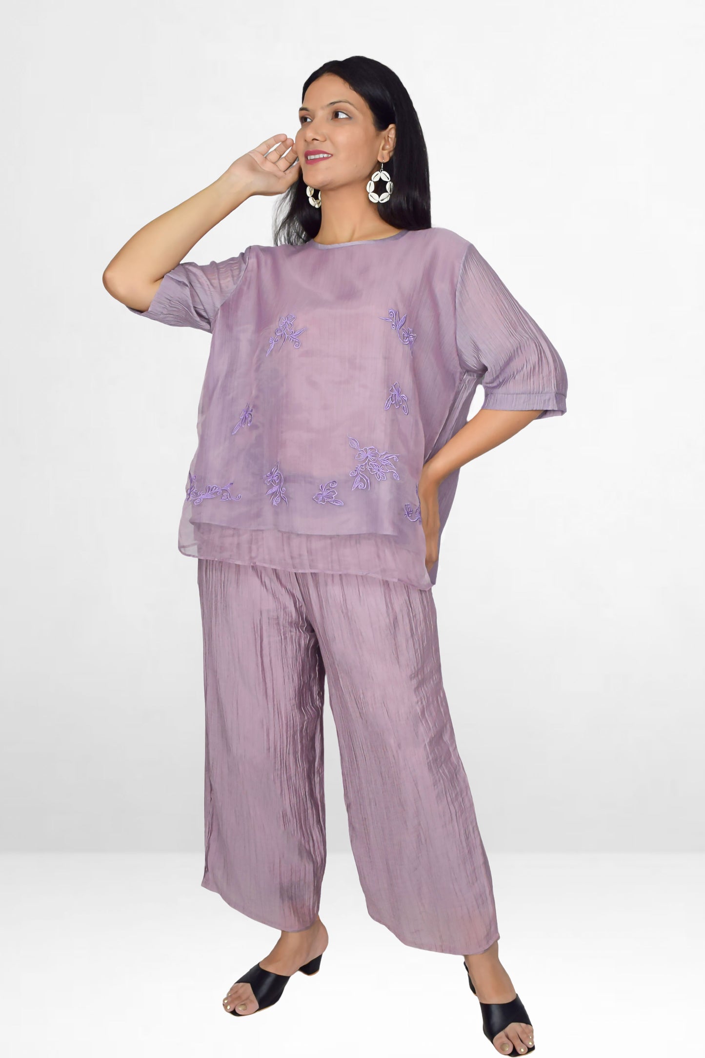 Embroidered Luxe Co-ord Set