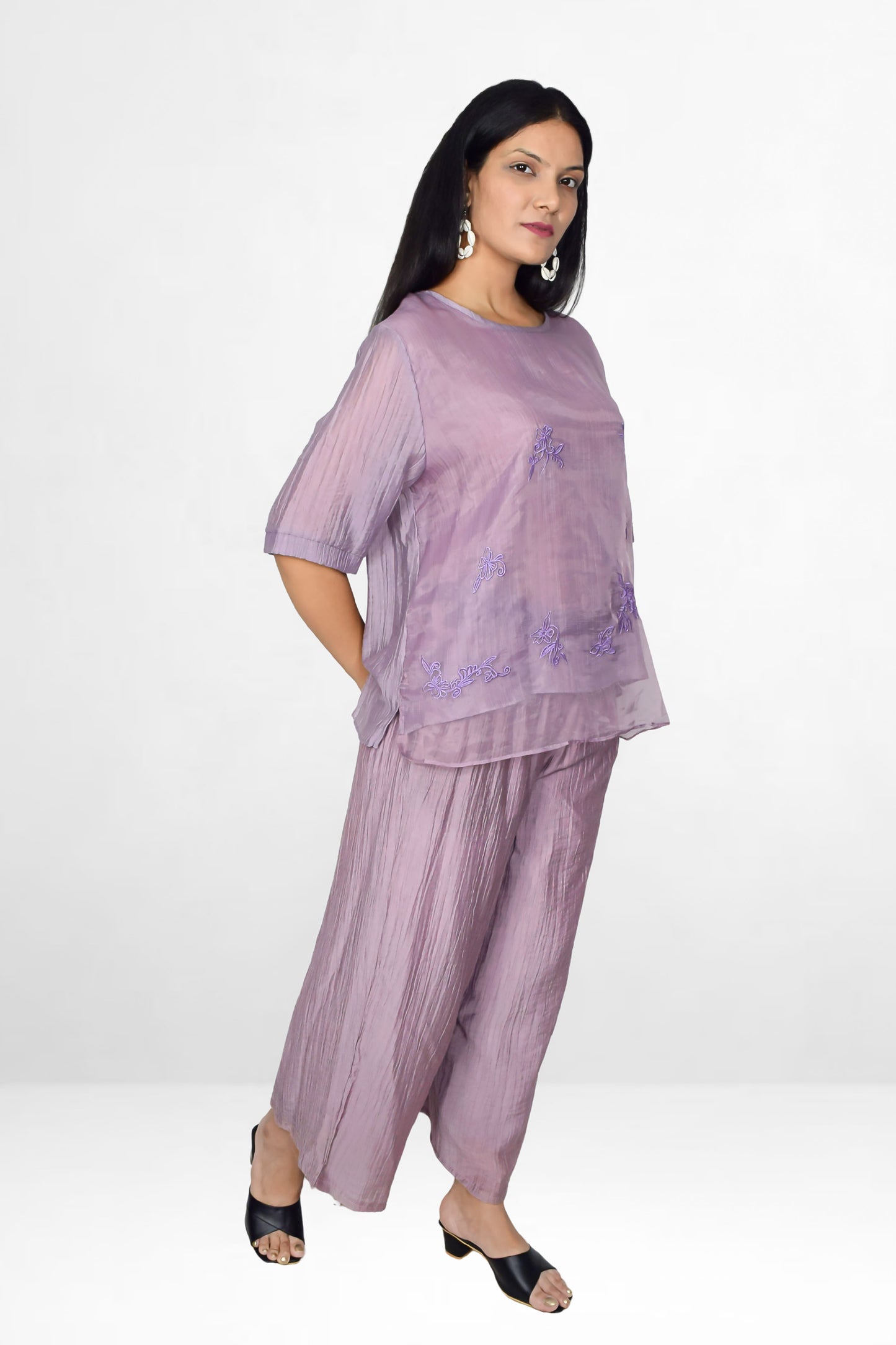 Embroidered Luxe Co-ord Set