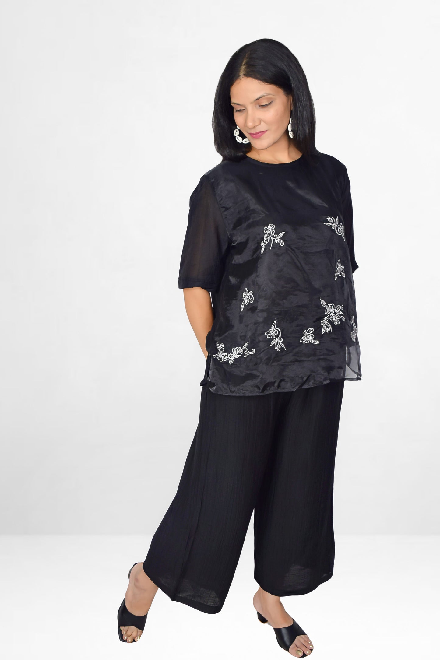 Embroidered Luxe Co-ord Set
