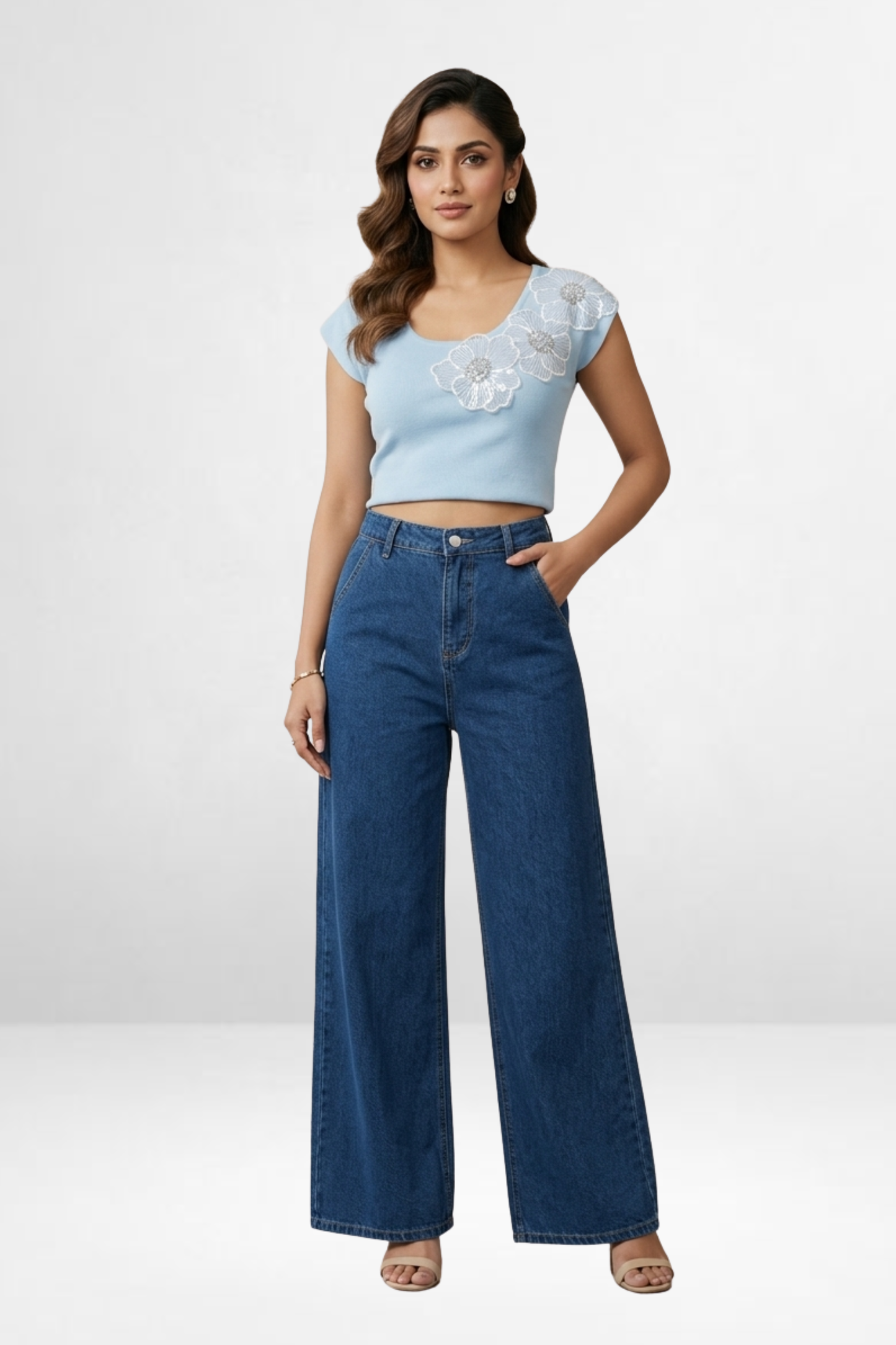 Classic Dark Wide Jeans