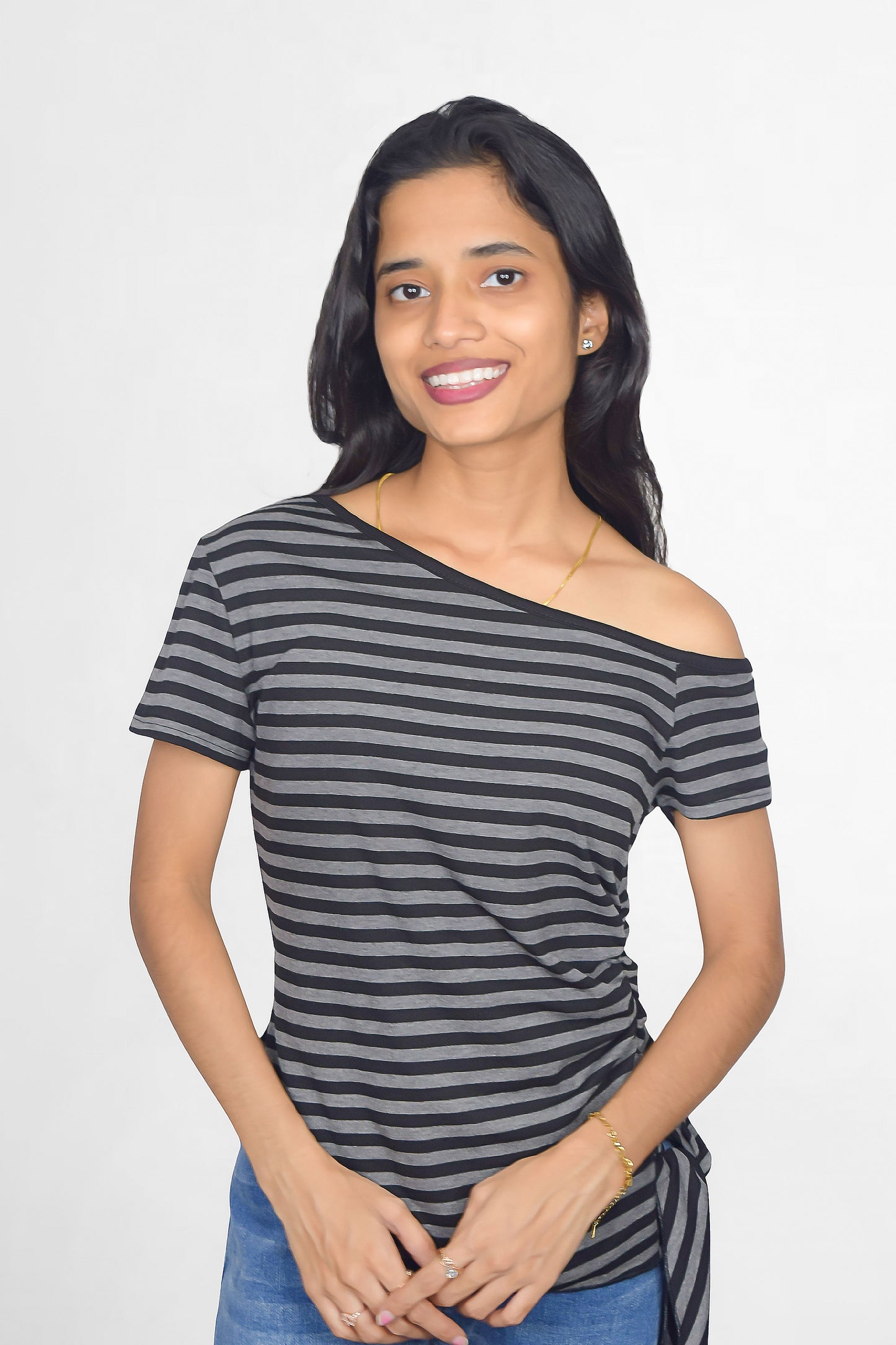 Striped Knot Tee