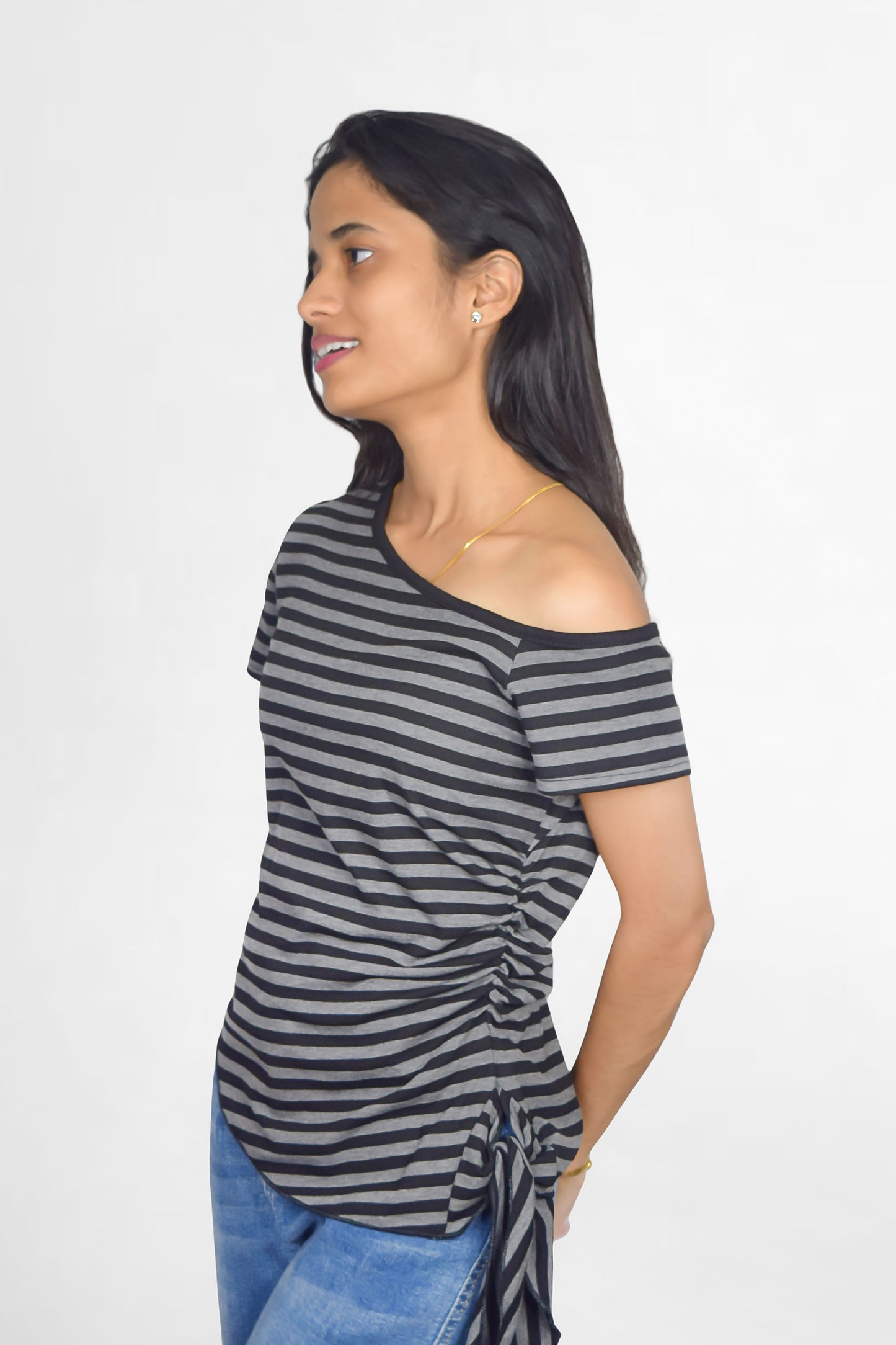 Striped Knot Tee
