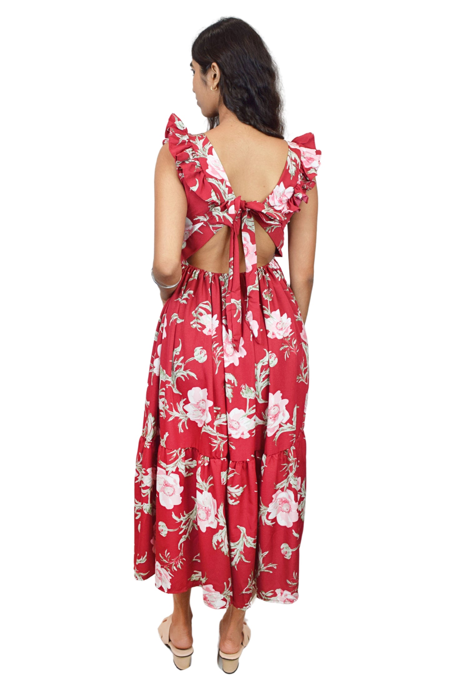 Floral Ruffle Dress