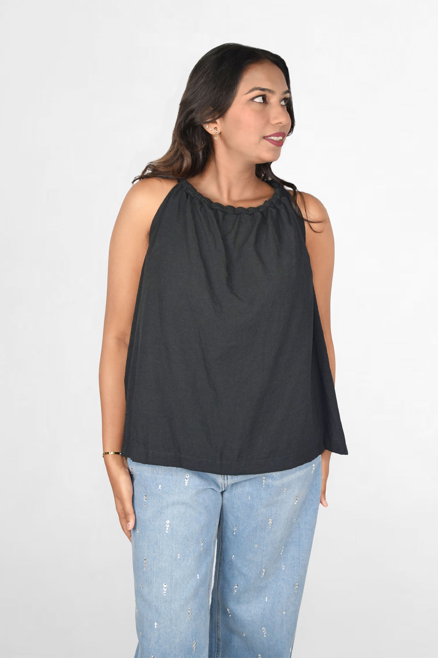 Braided Neck Tank