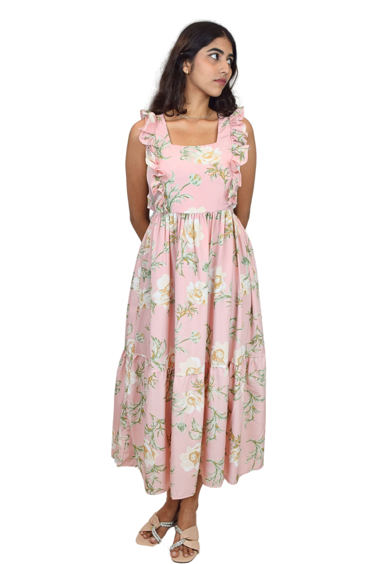 Floral Ruffle Dress