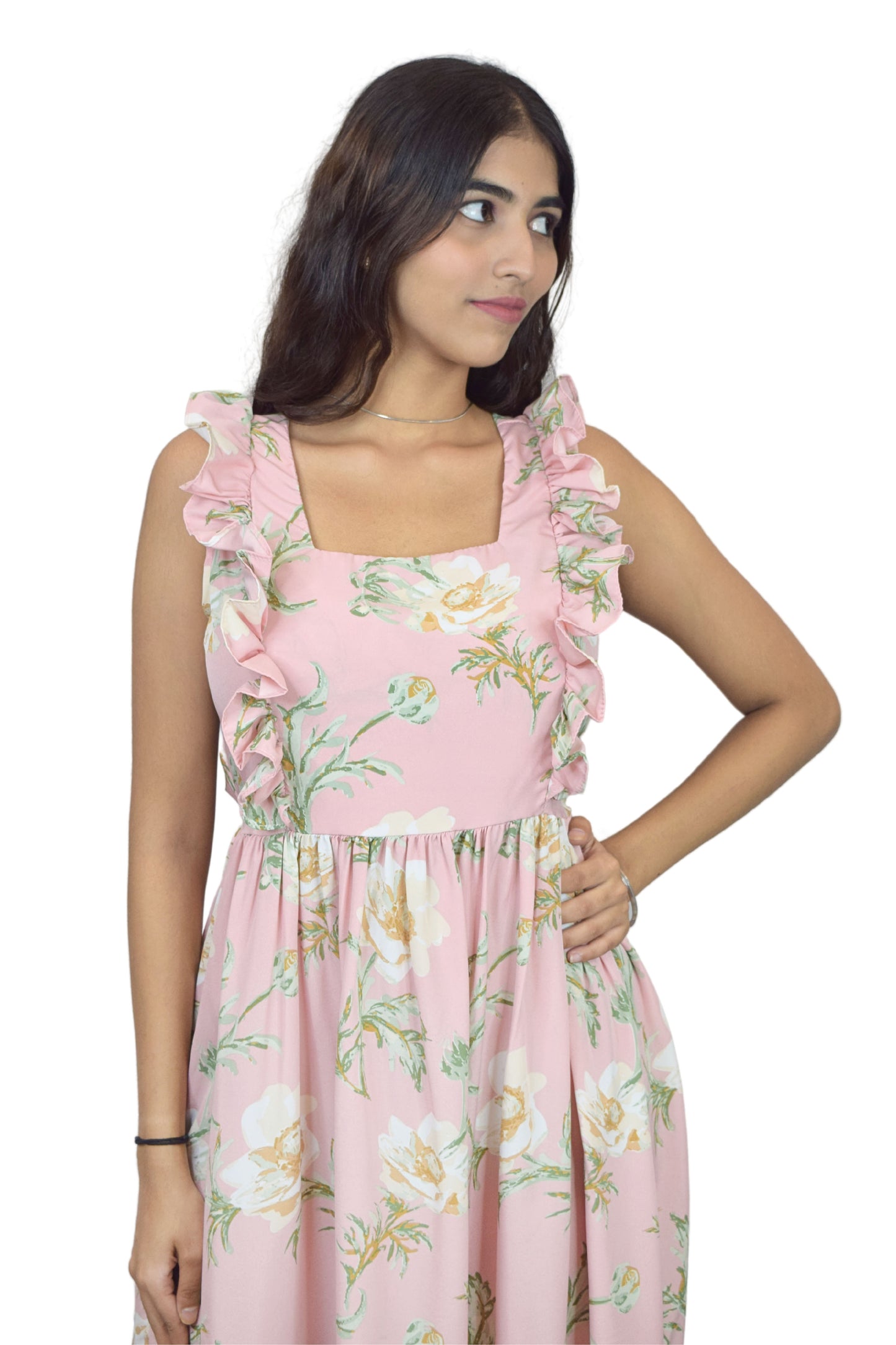 Floral Ruffle Dress