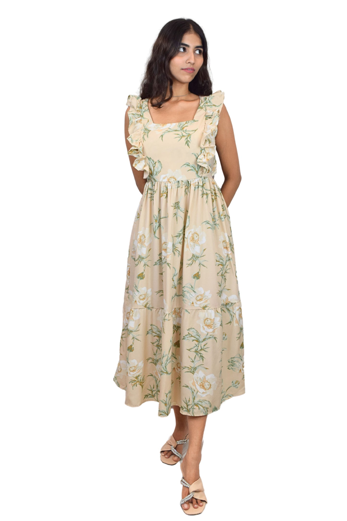 Floral Ruffle Dress