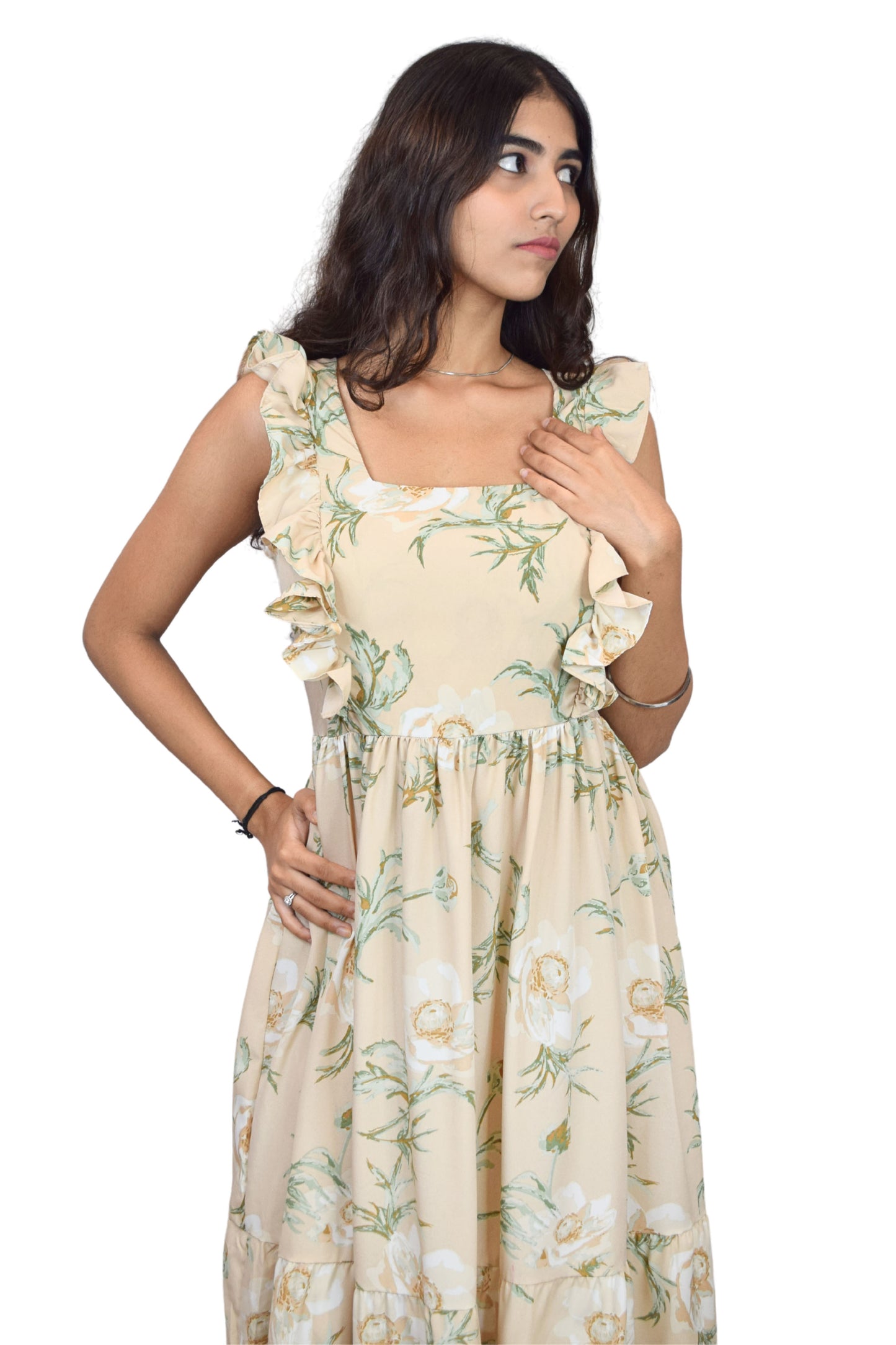 Floral Ruffle Dress