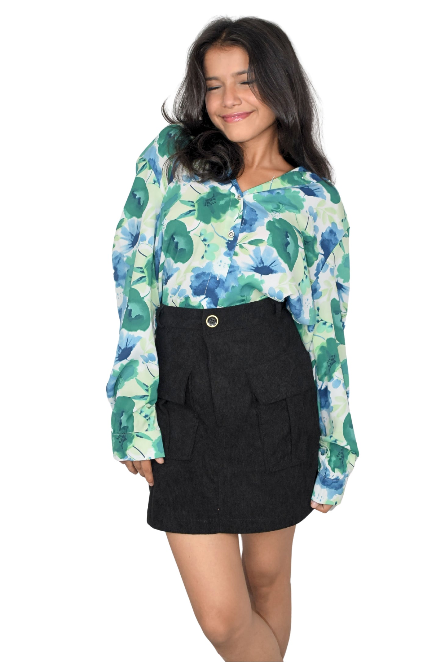 Corduroy Mini Skirt