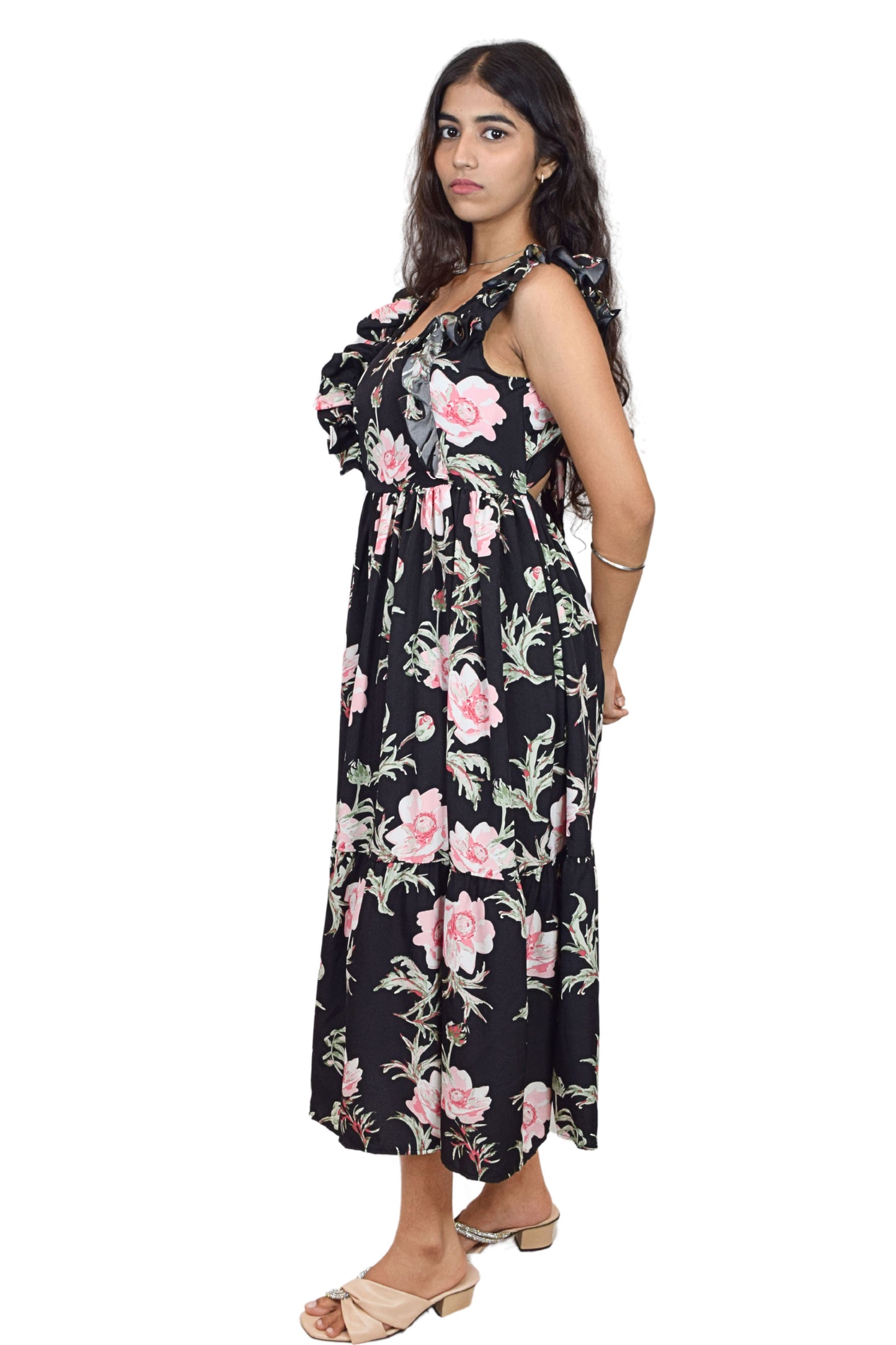 Floral Ruffle Dress