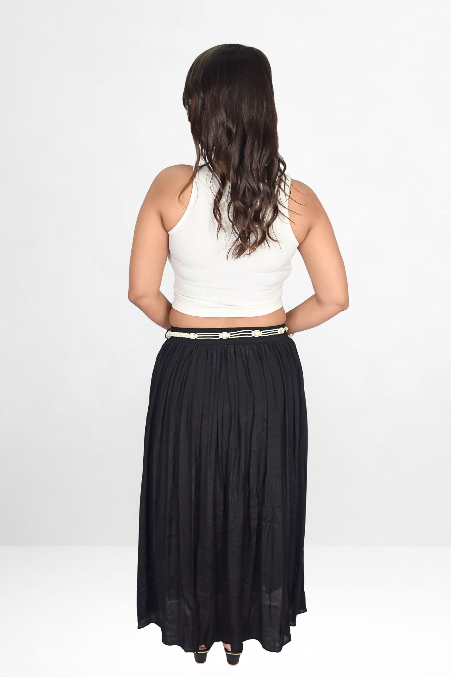 Elegant Belt Skirt