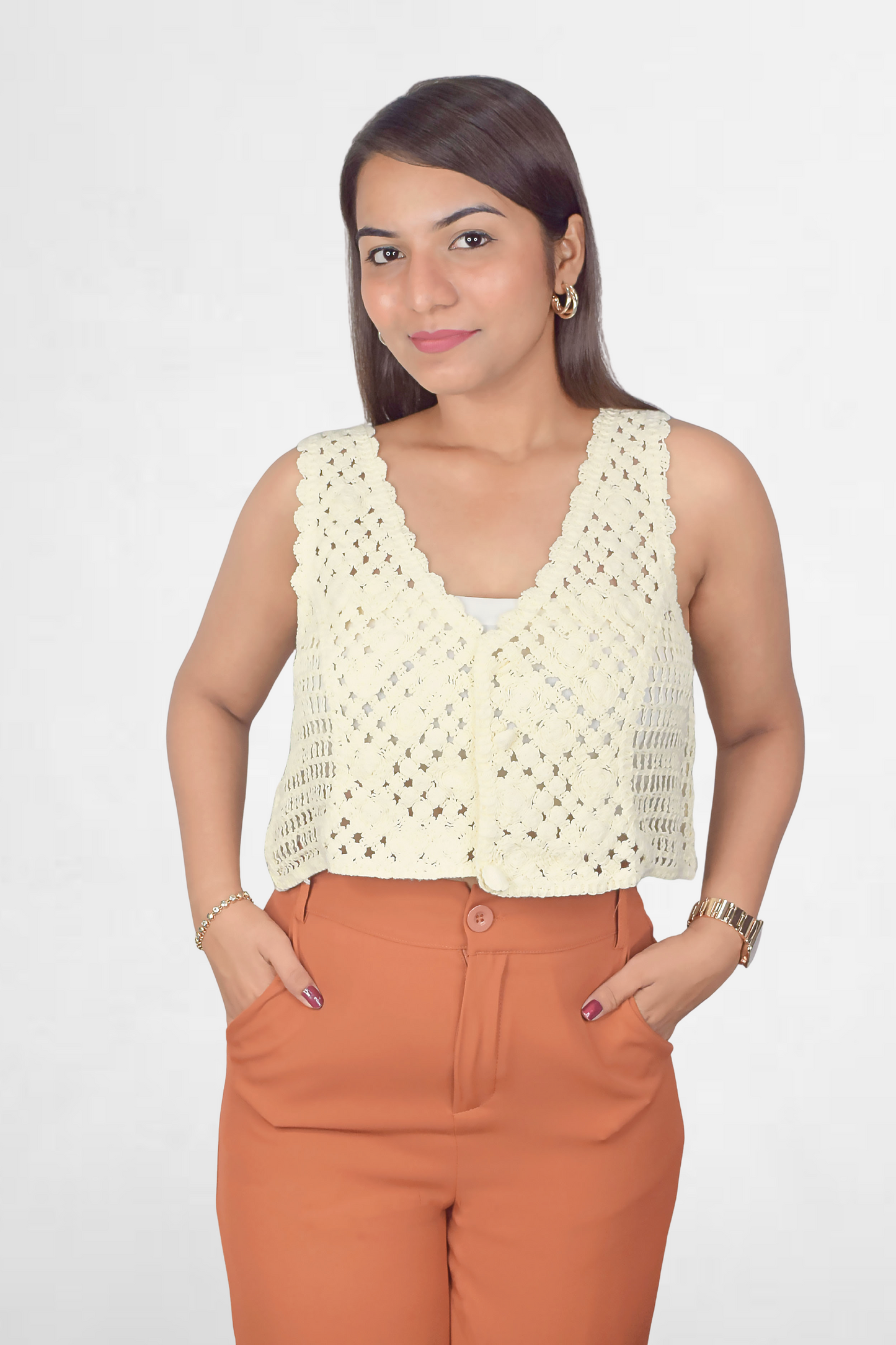 Boho Crochet Vest