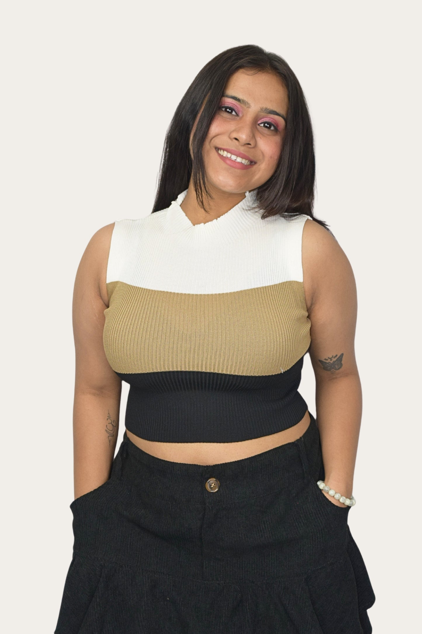 Tri Tone Top