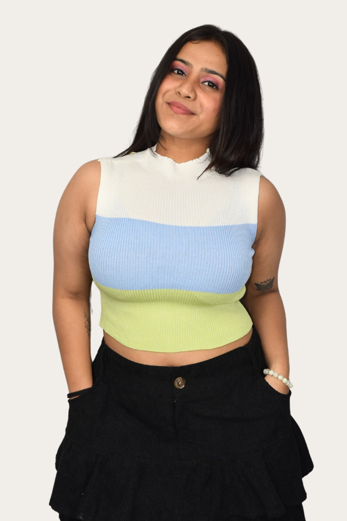 Tri Tone Top