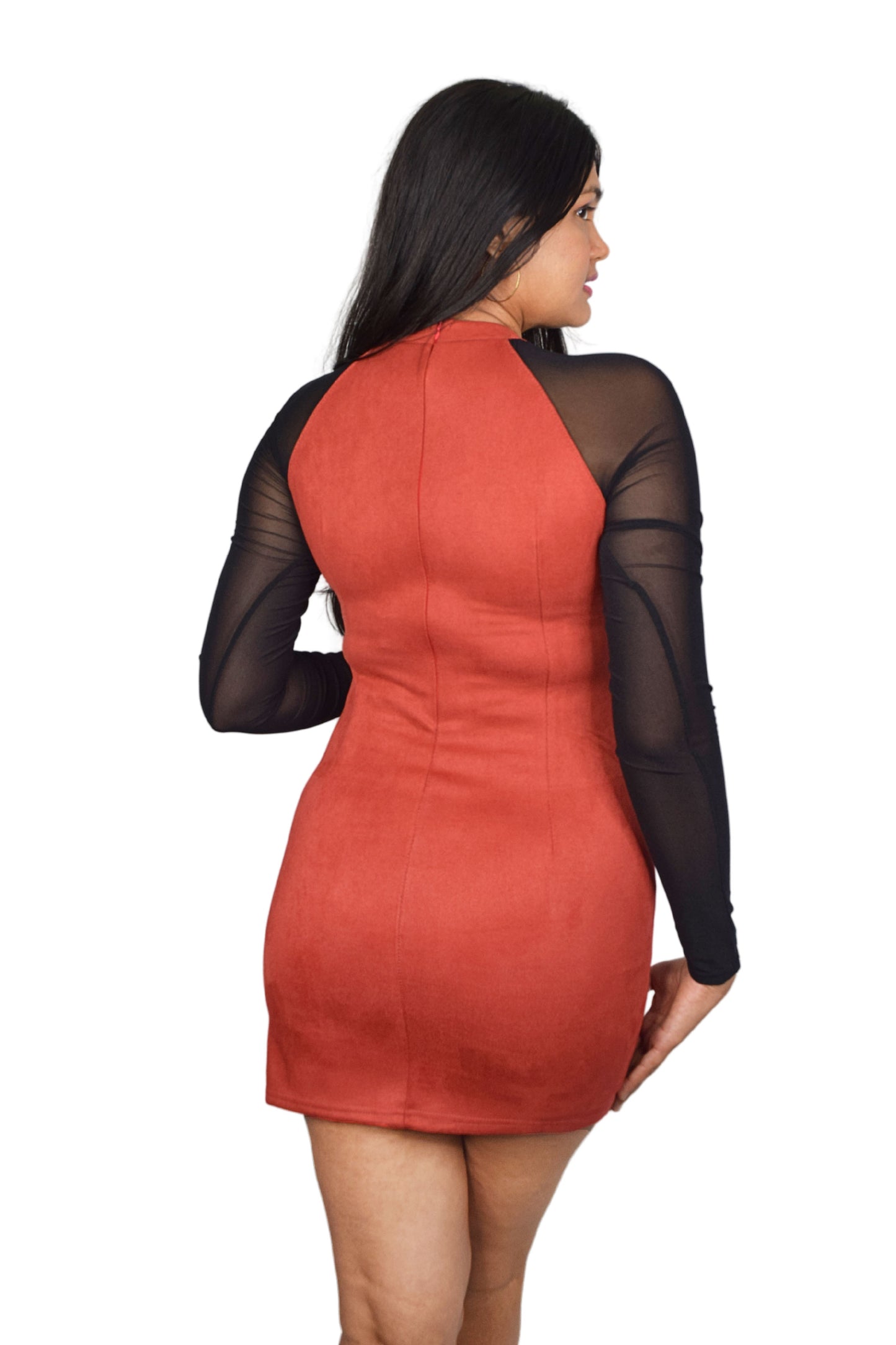 Dual Suede Dress