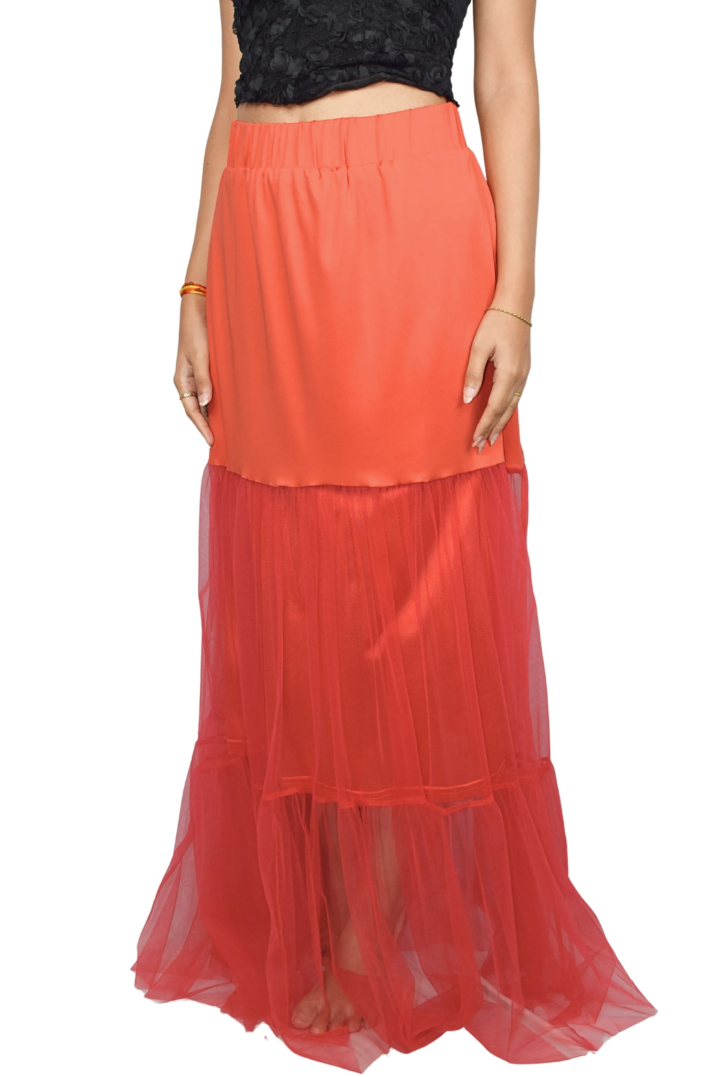 Net Tired Skirt