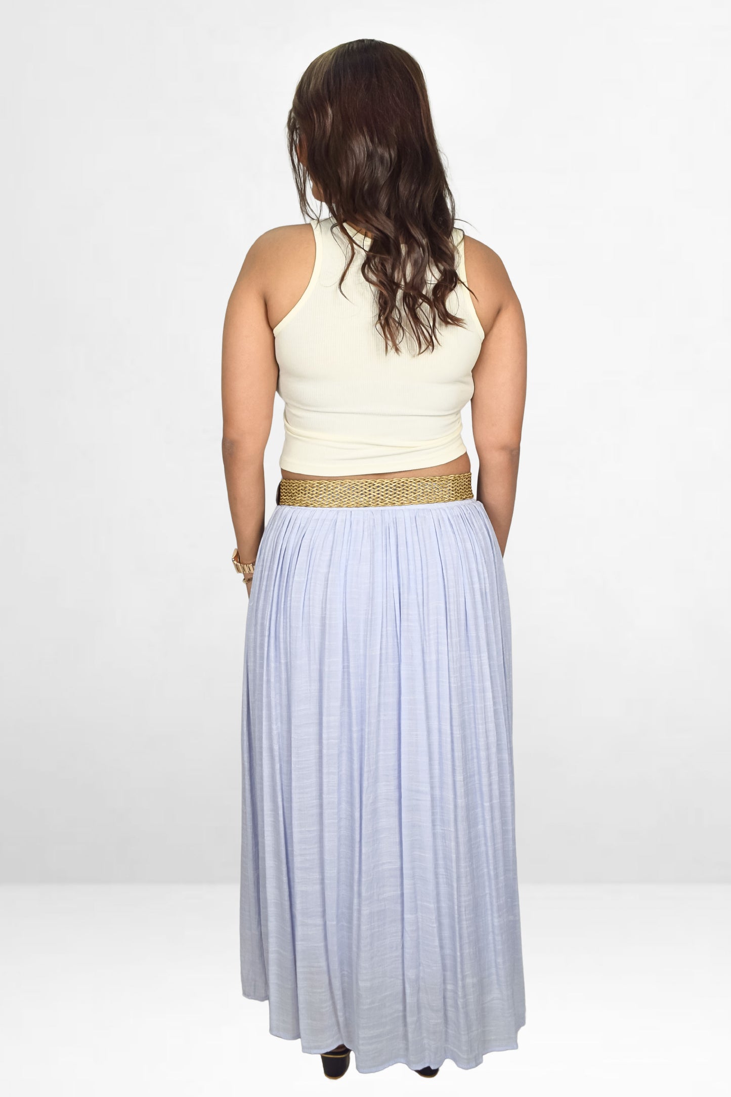 Statement Belt Skirt