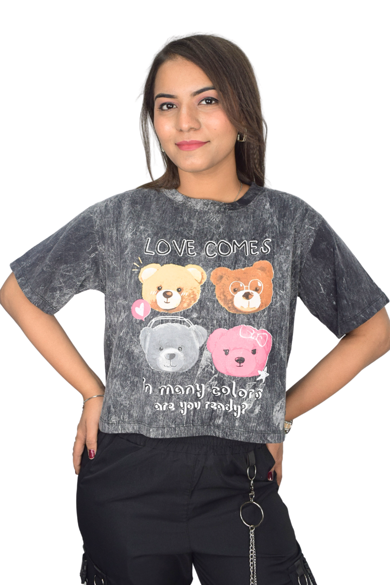 Vintage Wash Crop T-Shirt