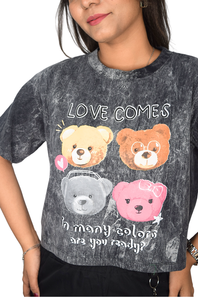 Vintage Wash Crop T-Shirt