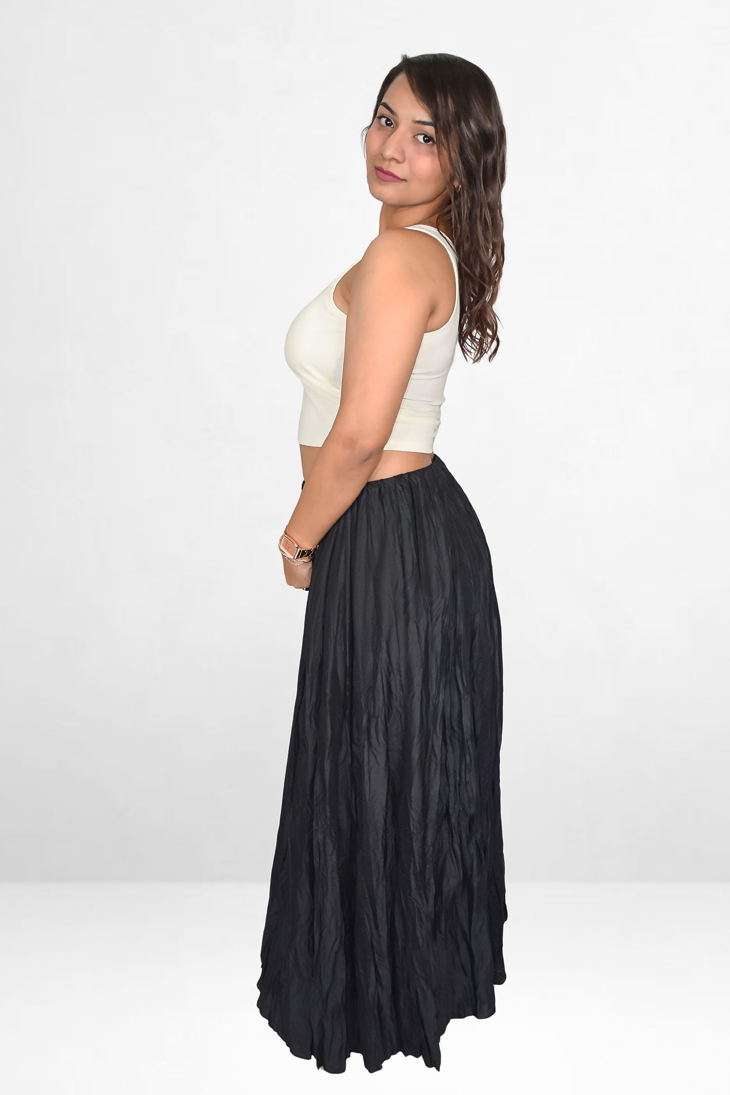 Long Crush Skirt