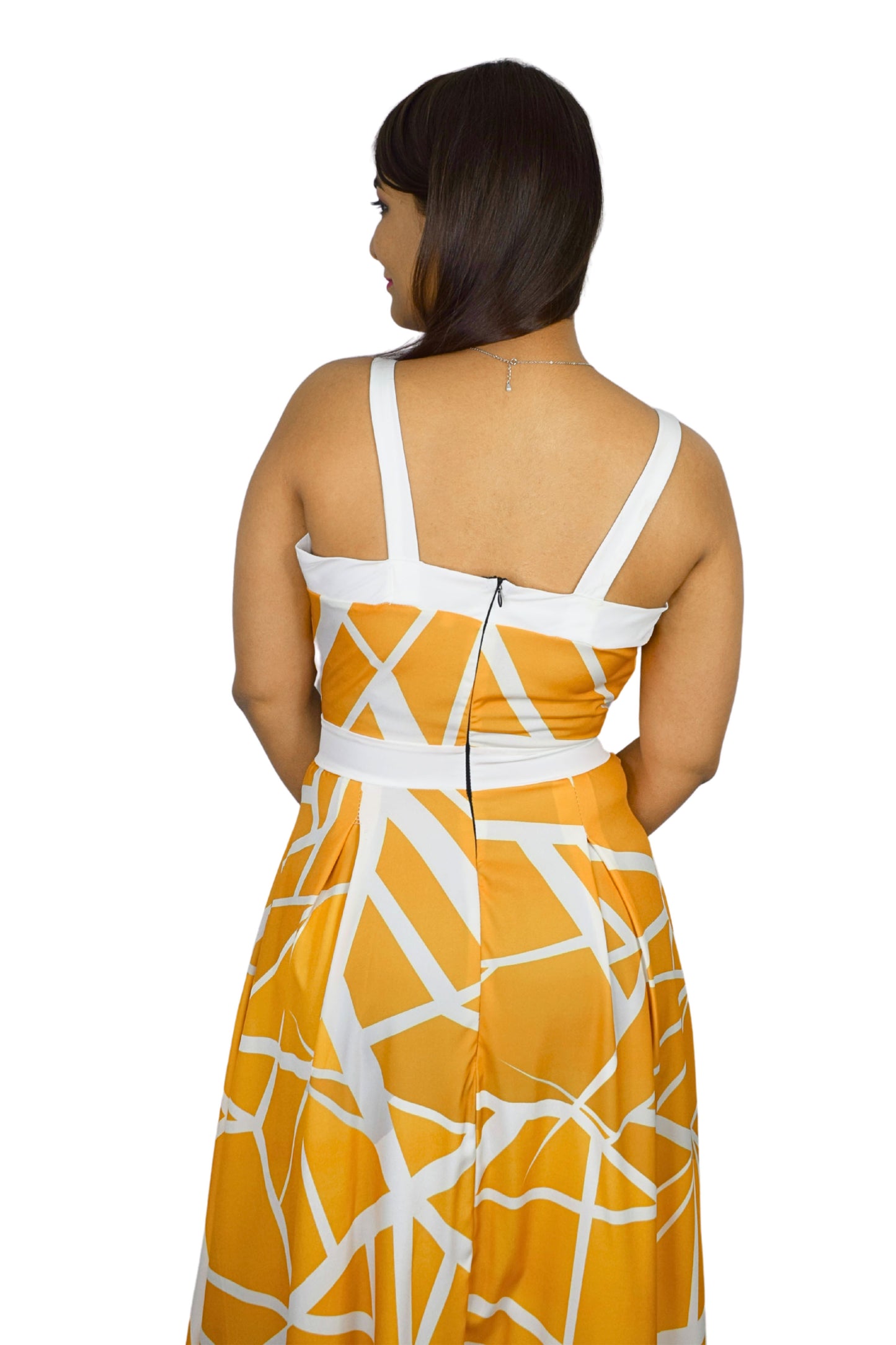 Geometric Print Dress