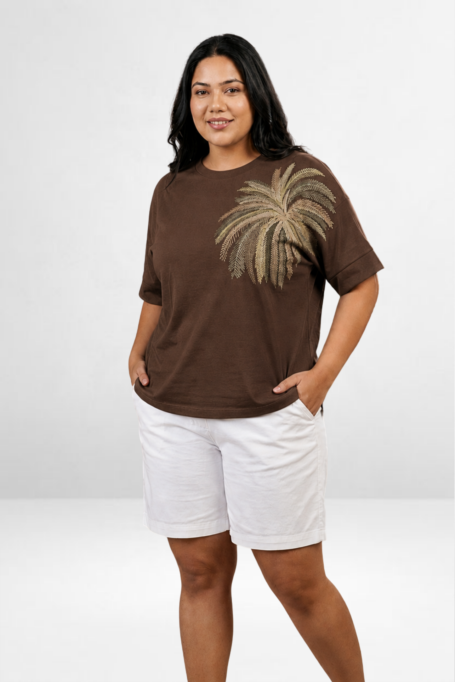 Palm Embellished T-Shirt