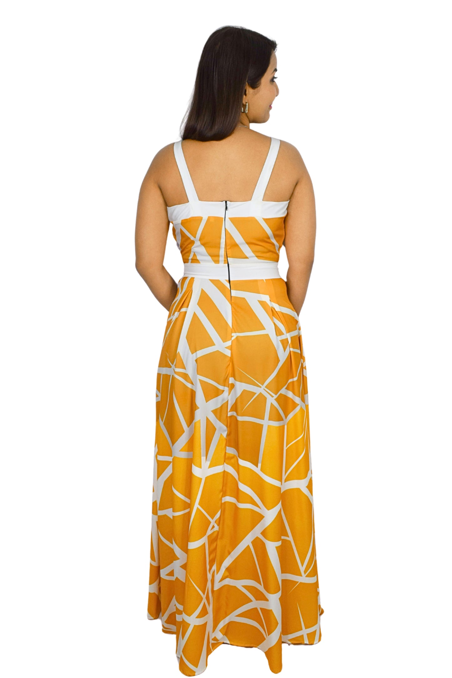 Geometric Print Dress