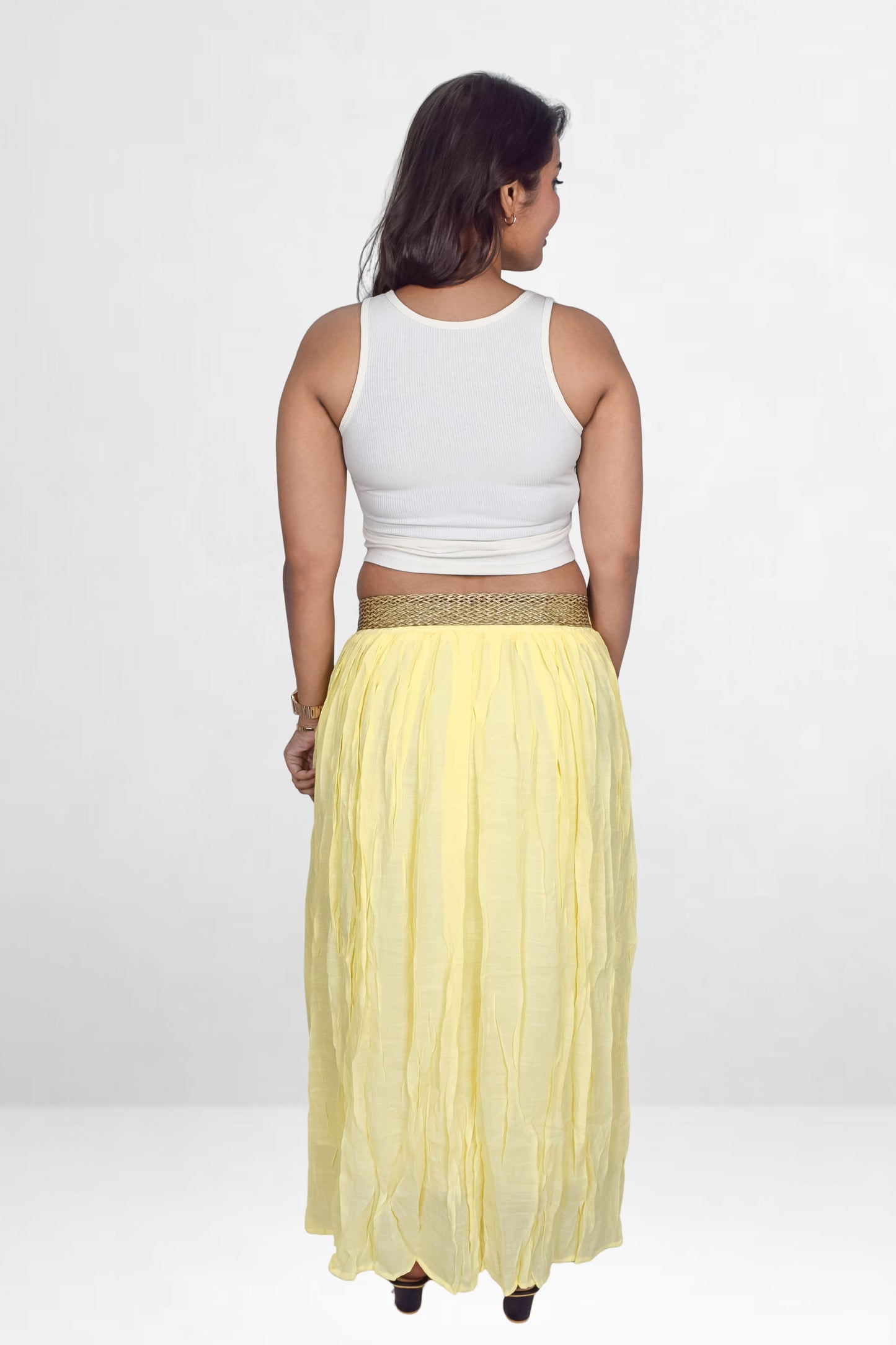 Statement Belt Skirt