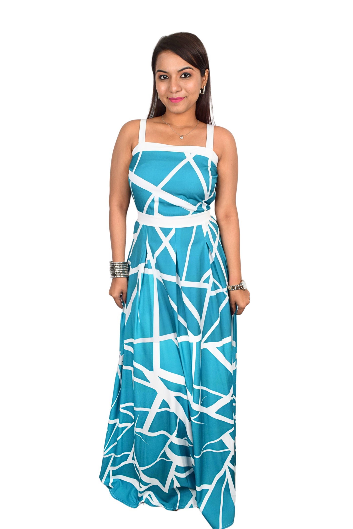 Geometric Print Dress