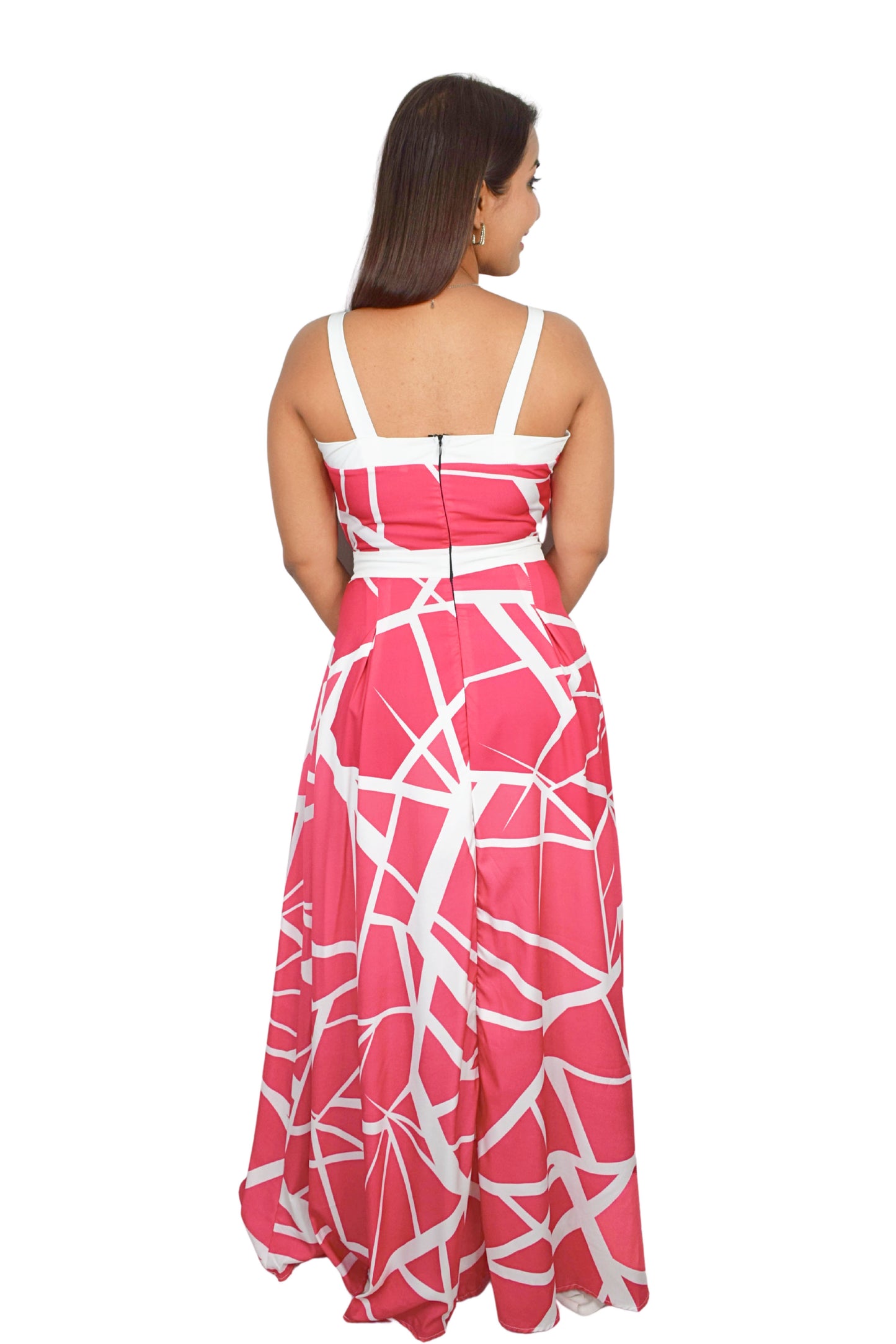 Geometric Print Dress